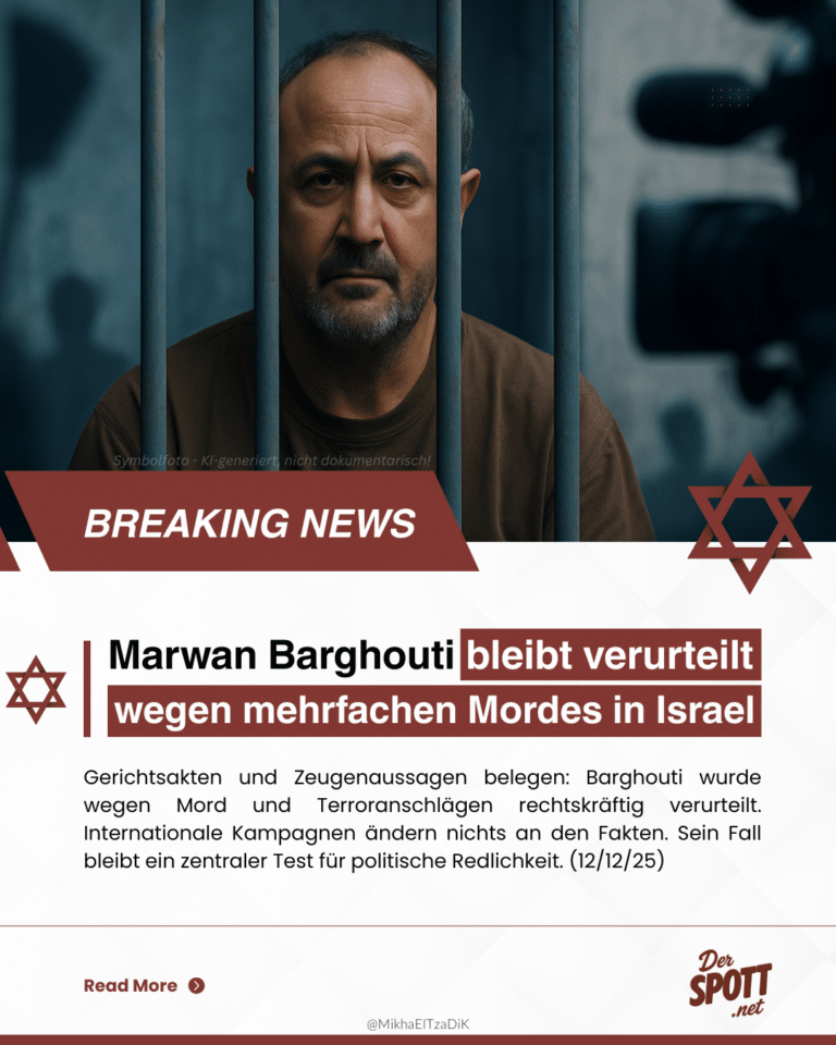 Symbolbild zu Marwan Barghouti, der wegen mehrfachen Mordes und Terroranschlägen in Israel rechtskräftig verurteilt wurde